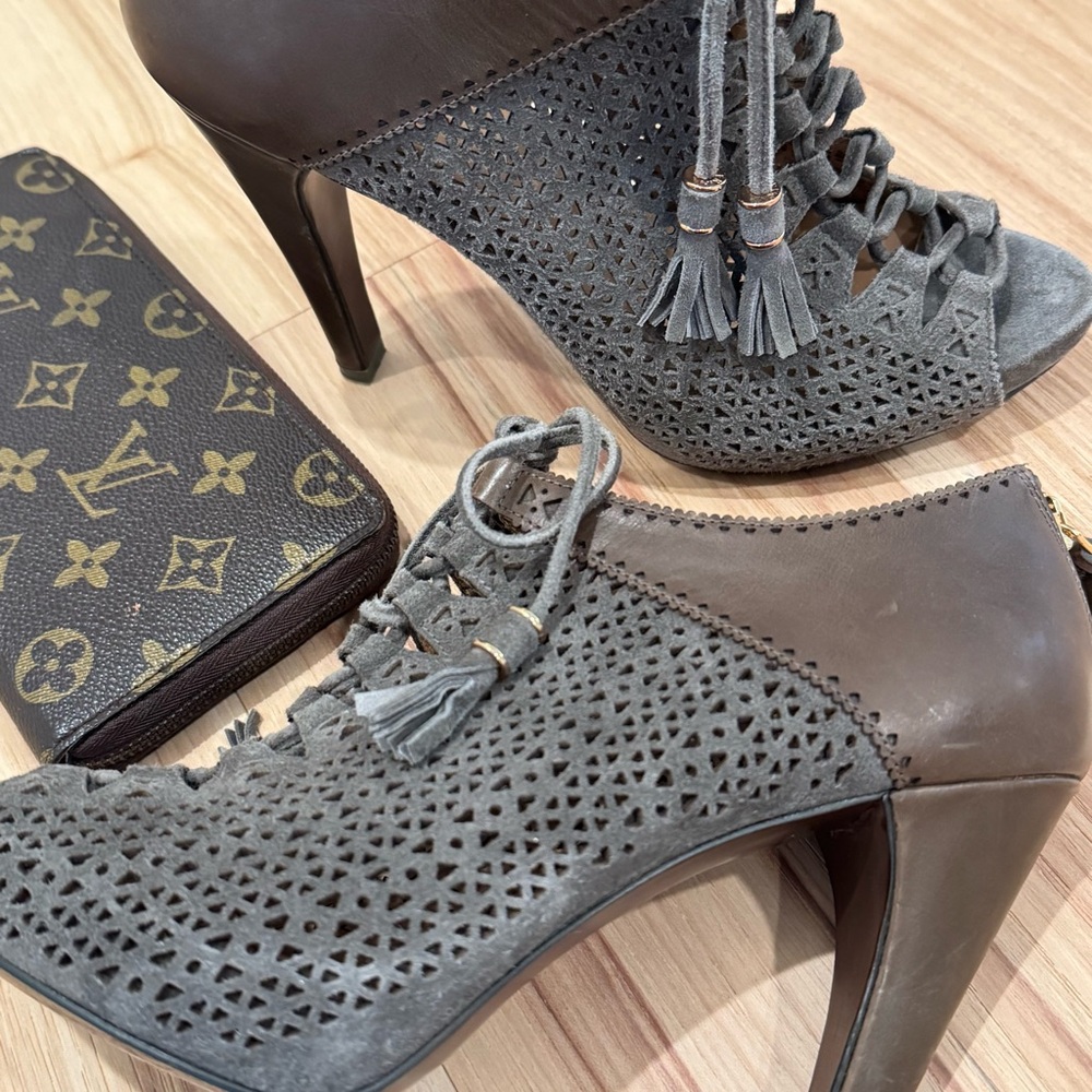 Renaissance Aerin Claremont Lace Up Heels